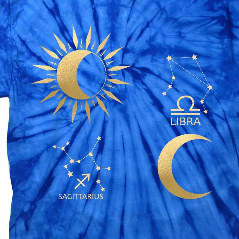 Sagittarius Sunlibra Moon Zodiac Cool Gift Tie-Dye T-Shirt