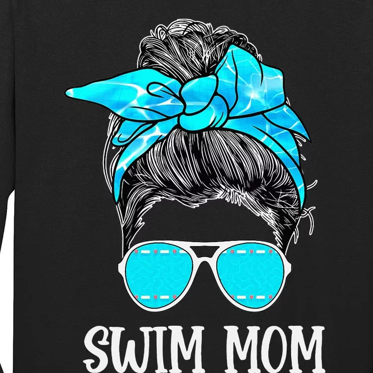 Swimmer Swim Mom Mama Swim Lovers For Swimming Mom Long Sleeve Shirt