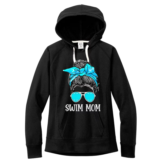 Swimmer Swim Mom Mama Swim Lovers For Swimming Mom Women's Fleece Hoodie