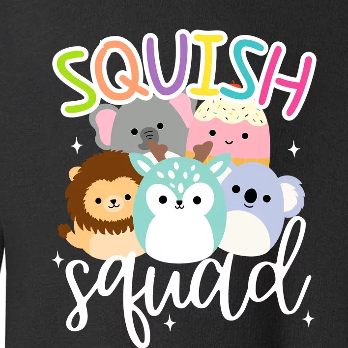 Squish Squad Mallow Great Gifts Cute Toddler Sweatshirt