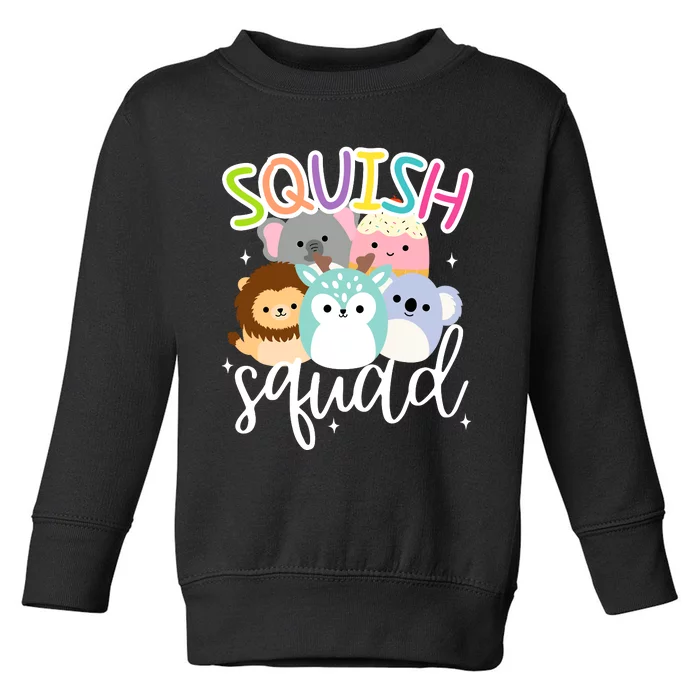 Squish Squad Mallow Great Gifts Cute Toddler Sweatshirt