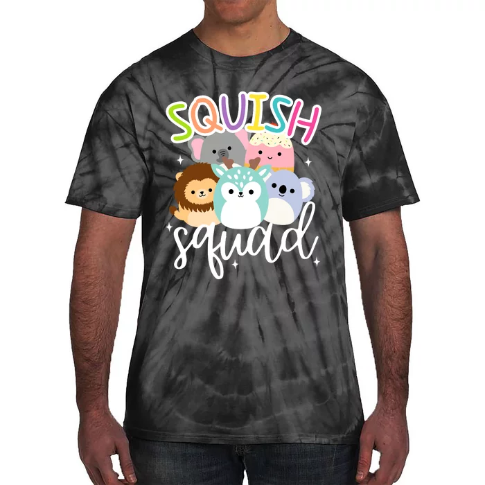 Squish Squad Mallow Great Gifts Cute Tie-Dye T-Shirt