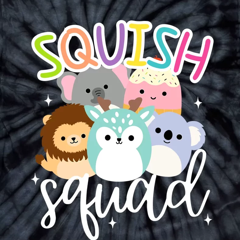 Squish Squad Mallow Great Gifts Cute Tie-Dye T-Shirt