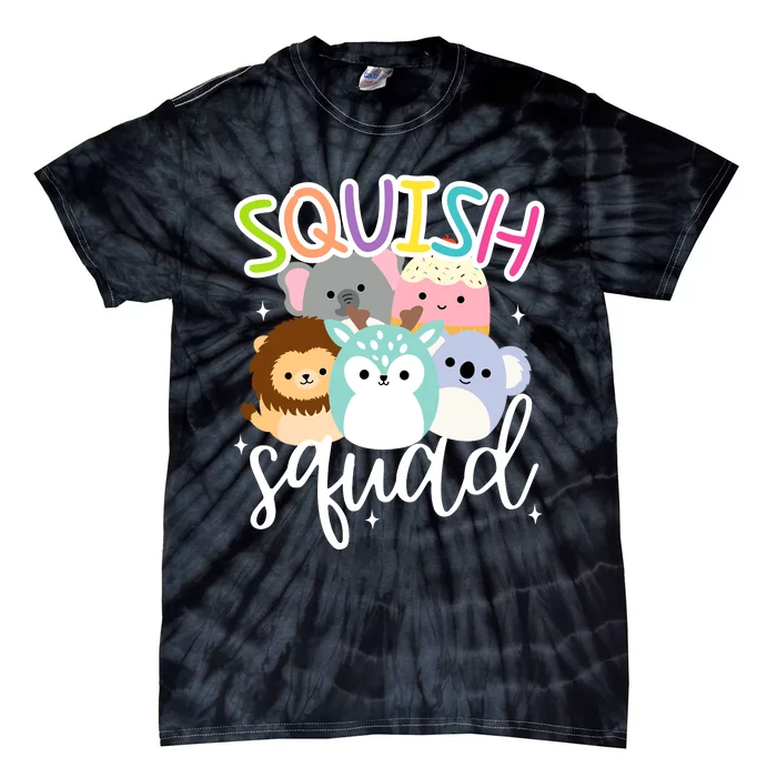 Squish Squad Mallow Great Gifts Cute Tie-Dye T-Shirt