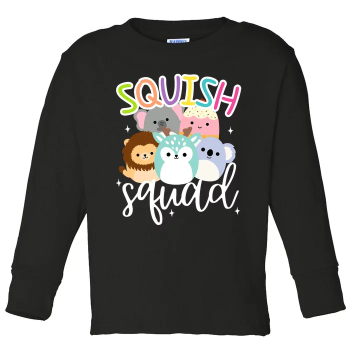 Squish Squad Mallow Great Gifts Cute Toddler Long Sleeve Shirt