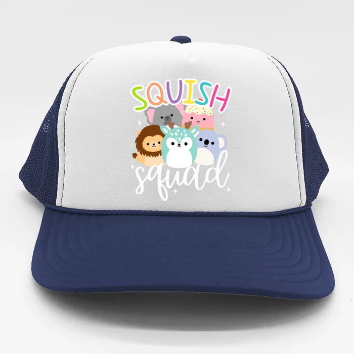 Squish Squad Mallow Great Gifts Cute Trucker Hat