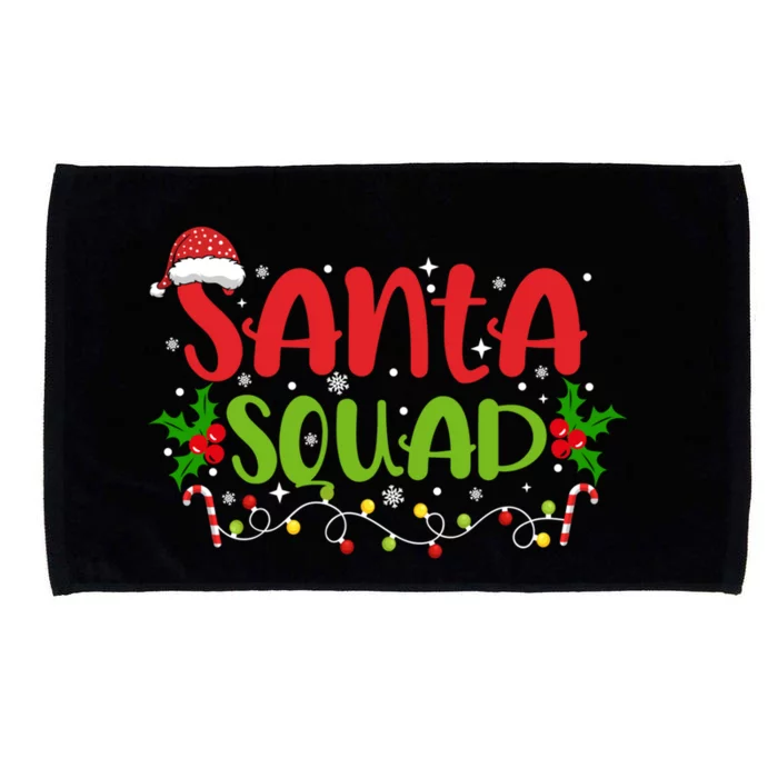 Santa Squad Matching Christmas Group Family Friends Cool Gift Microfiber Hand Towel