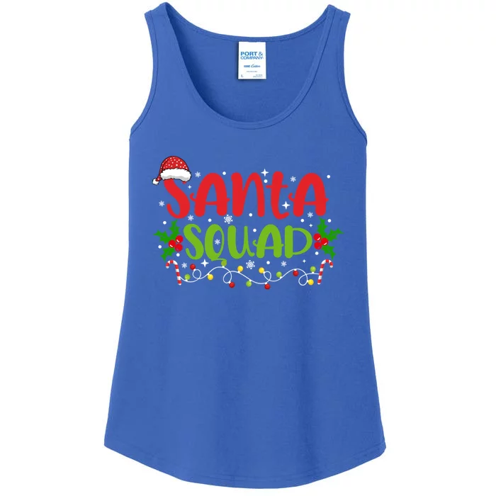 Santa Squad Matching Christmas Group Family Friends Cool Gift Ladies Essential Tank