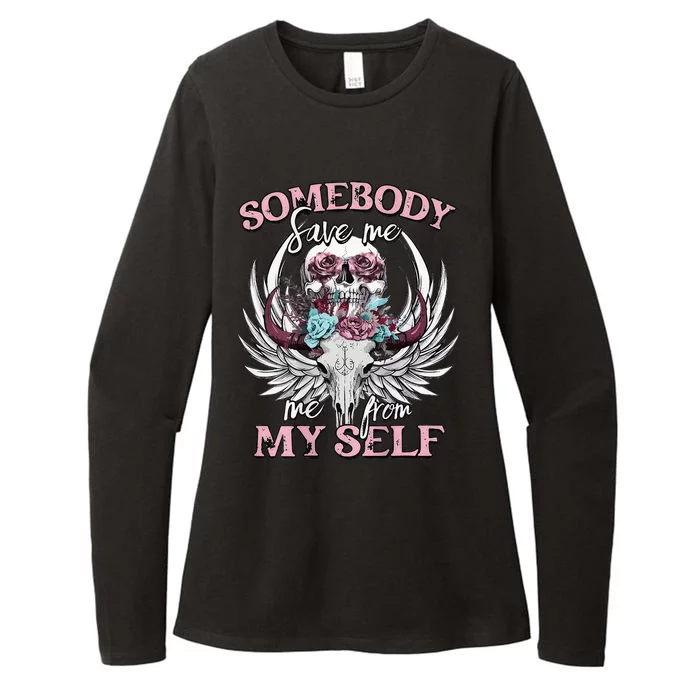 Somebody Save Me Country Music Nashville Womens CVC Long Sleeve Shirt