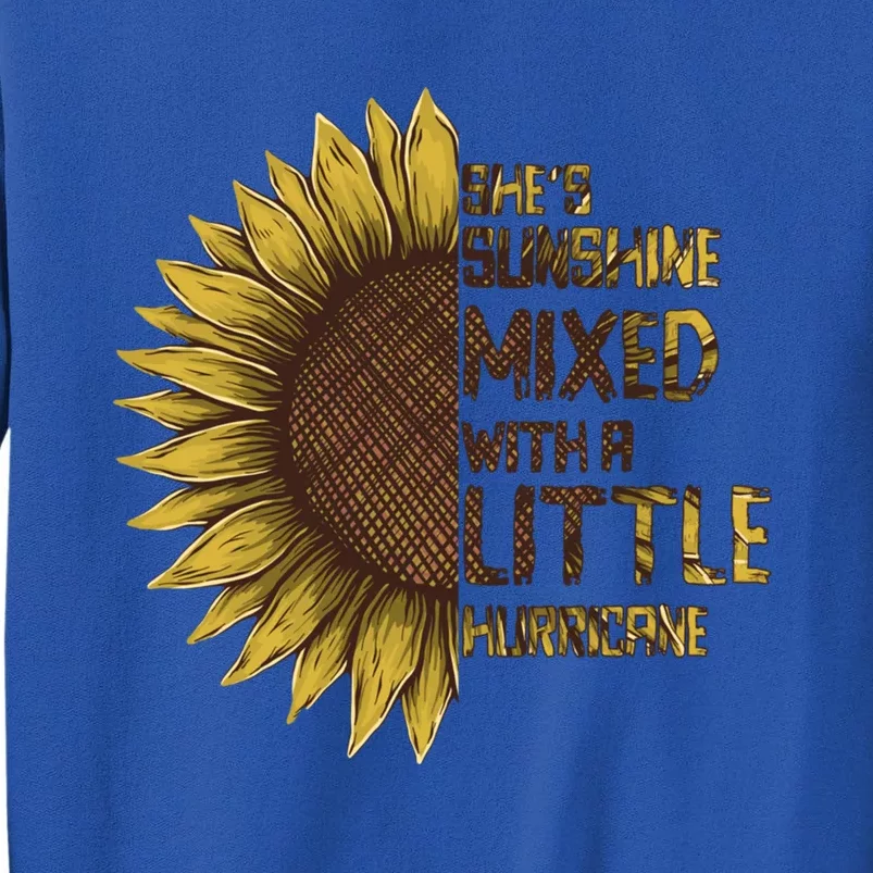 SheS Sunshine Mixed Hurricane Sunflower Lovers Gift Sweatshirt