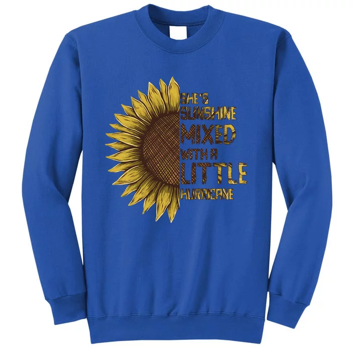 SheS Sunshine Mixed Hurricane Sunflower Lovers Gift Sweatshirt