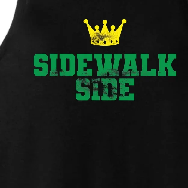 Sidewalk Side Mardi Gras Funny Festival Parade Costume Ladies Tri-Blend Wicking Tank