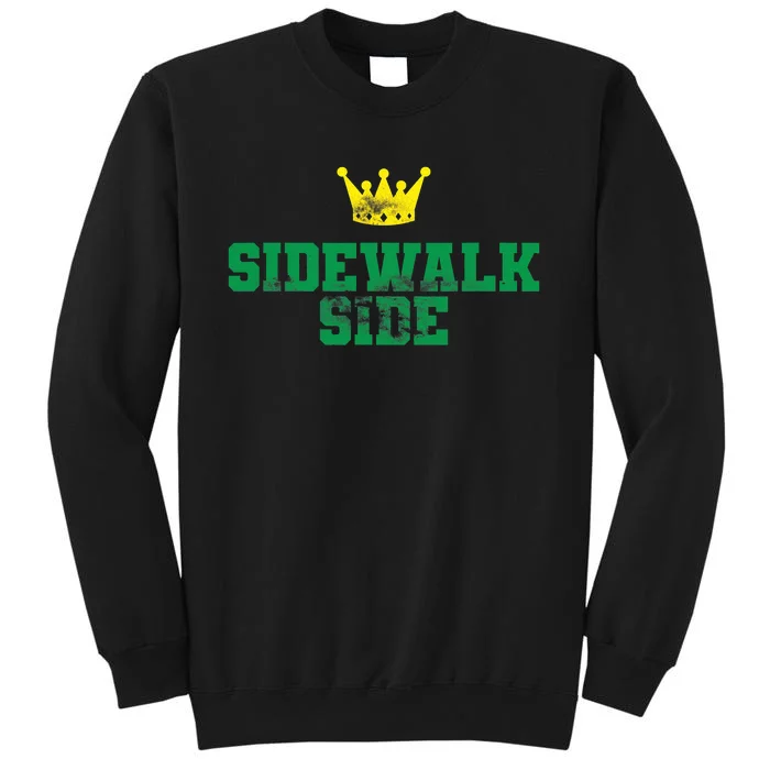 Sidewalk Side Mardi Gras Funny Festival Parade Costume Tall Sweatshirt