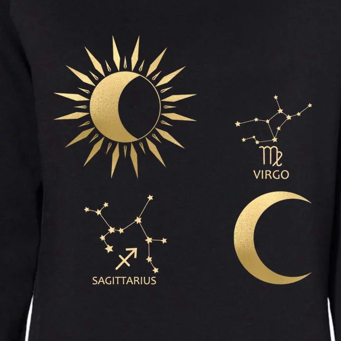 Sagittarius Sunvirgo Moon Zodiac Great Gift Womens California Wash Sweatshirt