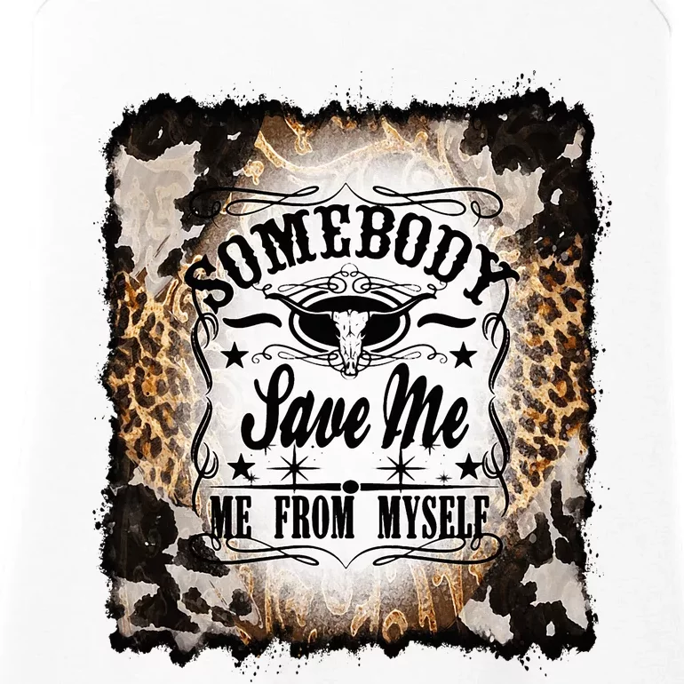 Somebody Save Me Country Music Nashville Ladies Essential Tank