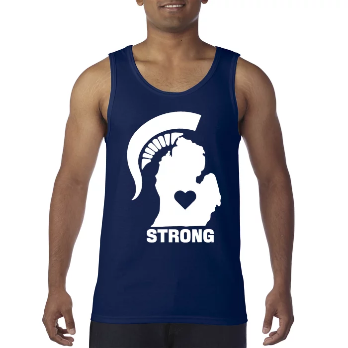 SPARTAN STRONG MSU ST Patricks Day Tank Top