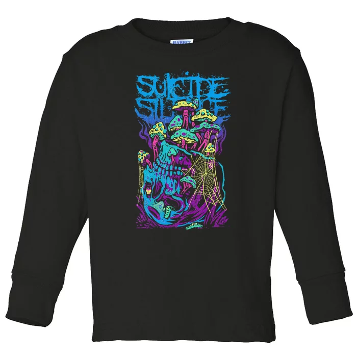 Suicide Silence Mushroom Toddler Long Sleeve Shirt