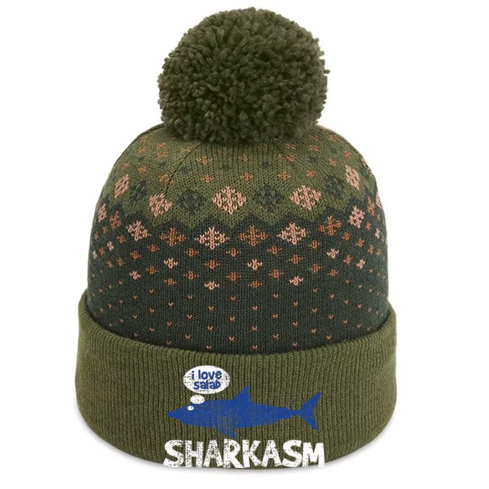 Shark Sharkasm Marine Biology The Baniff Cuffed Pom Beanie