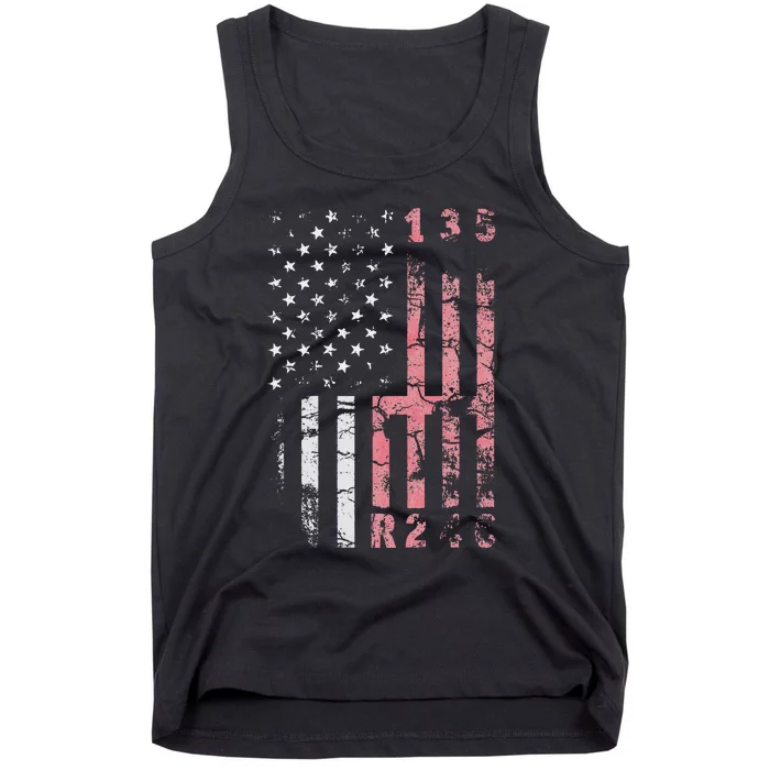 Stick Shift Muscle Car 6 Gears Mechanic Independence Day Tank Top