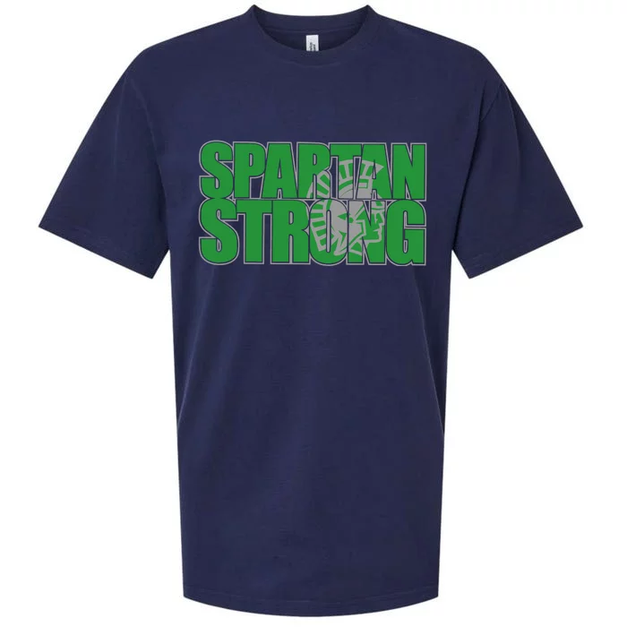 Spartan Strong helmet sketch Sueded Cloud Jersey T-Shirt