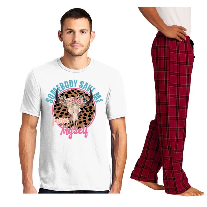 Somebody Save Me From Myself Country Music Retro Pajama Set