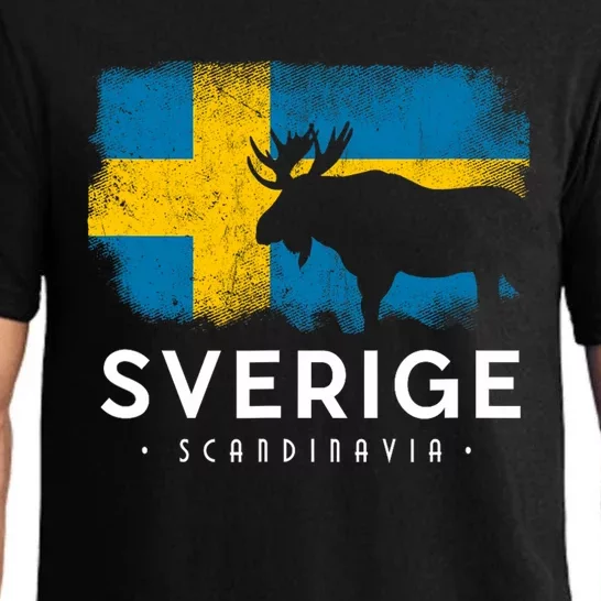 Sverige Scandinavia Midsommar Swedish Flag Sweden Pajama Set