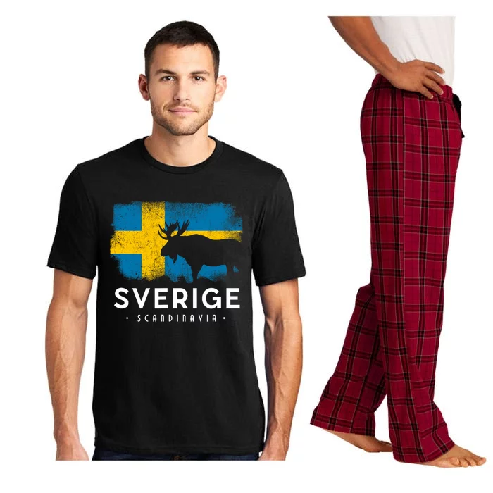 Sverige Scandinavia Midsommar Swedish Flag Sweden Pajama Set