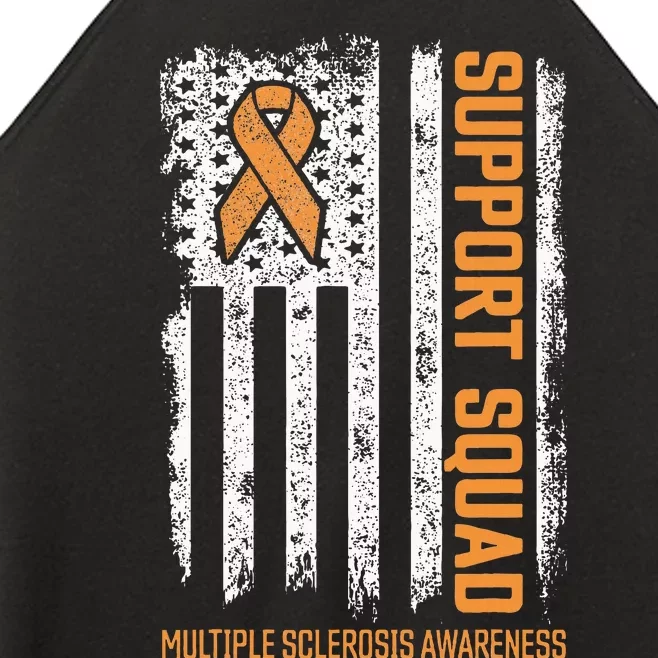 Support Squad Multiple Sclerosis Awareness Women’s Perfect Tri Rocker Tank