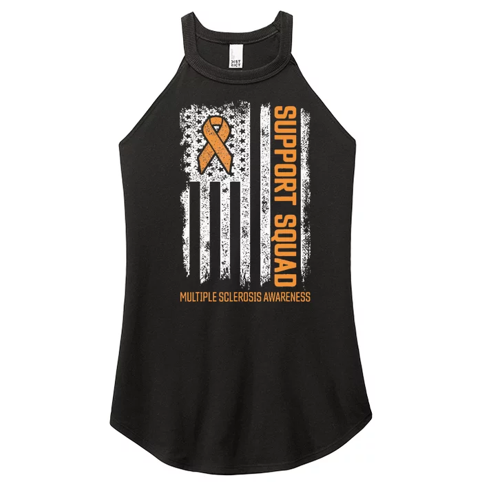 Support Squad Multiple Sclerosis Awareness Women’s Perfect Tri Rocker Tank