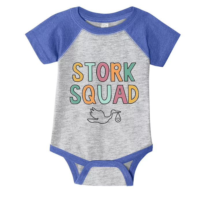 Stork Squad Matching Labor And Delivery Gift Infant Baby Jersey Bodysuit