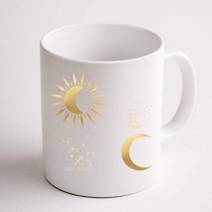 Sagittarius Sungemini Moon Zodiac Gift Front & Back Coffee Mug