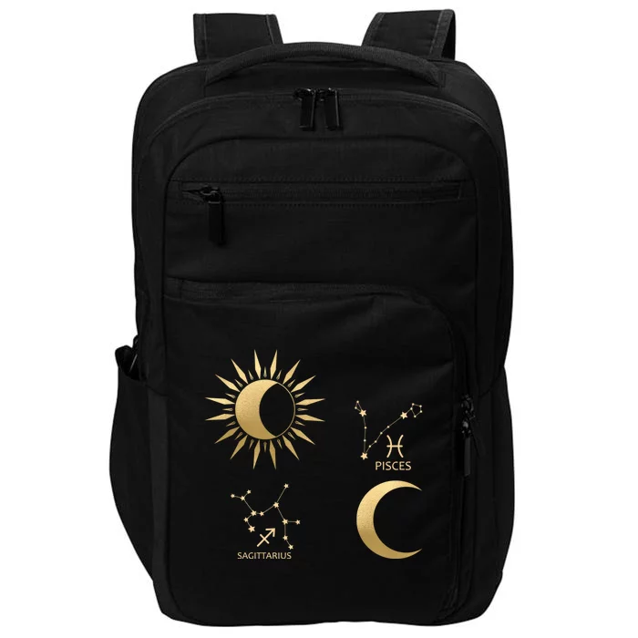 Sagittarius Sunpisces Moon Zodiac Cool Gift Impact Tech Backpack