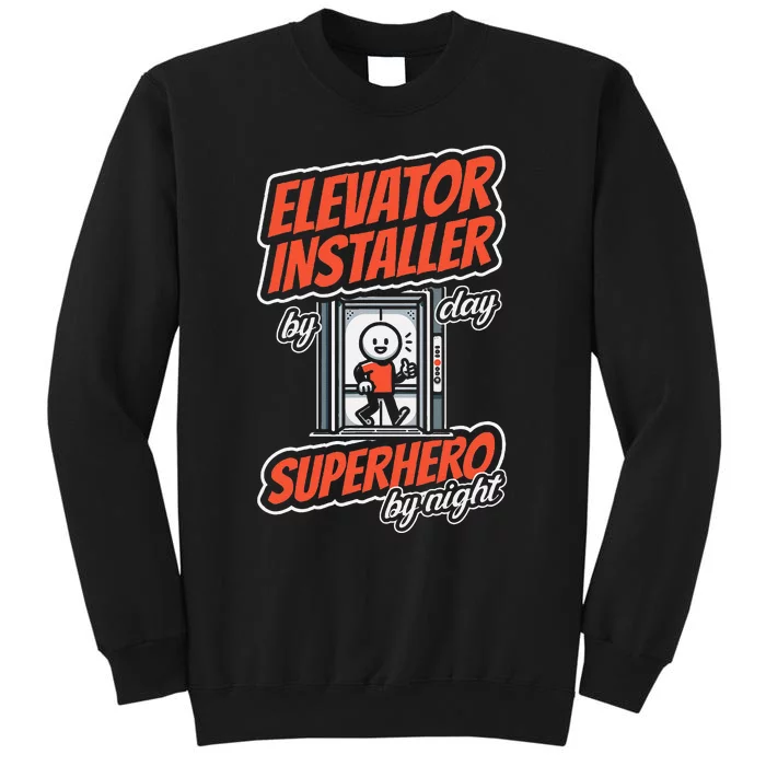 Safety Standards Mechanical Installation Elevator Installer Sweatshirt