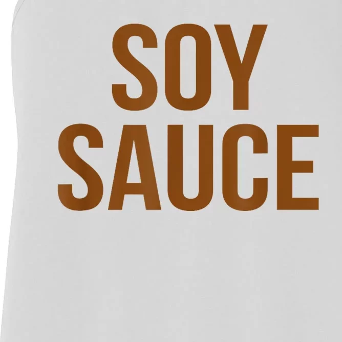 Soy Sauce Matching Group Costumes Chinese Food Ingredients Women's Racerback Tank