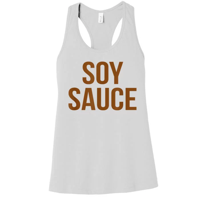 Soy Sauce Matching Group Costumes Chinese Food Ingredients Women's Racerback Tank