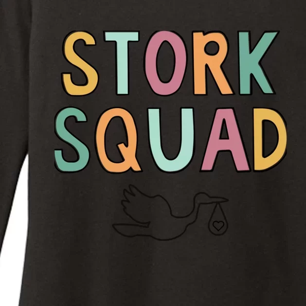 Stork Squad, Matching Labor and Delivery Womens CVC Long Sleeve Shirt