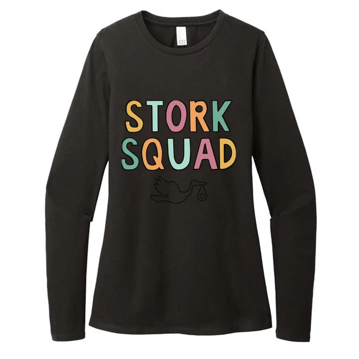 Stork Squad, Matching Labor and Delivery Womens CVC Long Sleeve Shirt