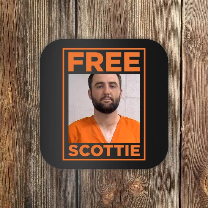 Scottie Scheffler Mugshot Coaster