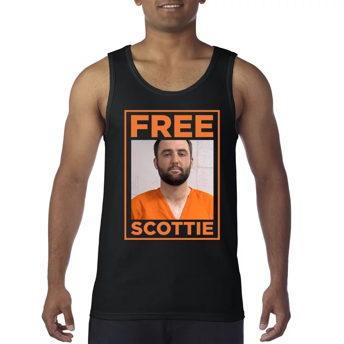 Scottie Scheffler Mugshot Tank Top