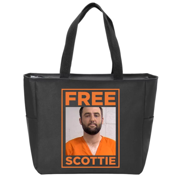 Scottie Scheffler Mugshot Zip Tote Bag