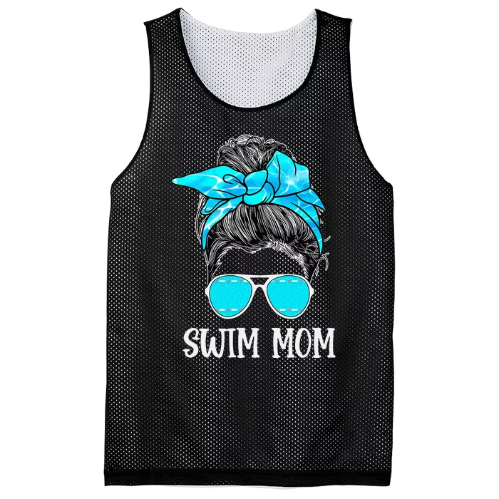 Swimmer Swim Mom Mama Swim Lovers For Swimming Mom Mesh Reversible Basketball Jersey Tank