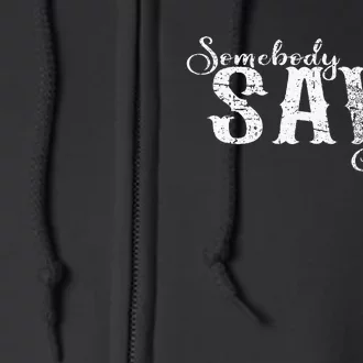 Somebody Save Me Country Music Full Zip Hoodie