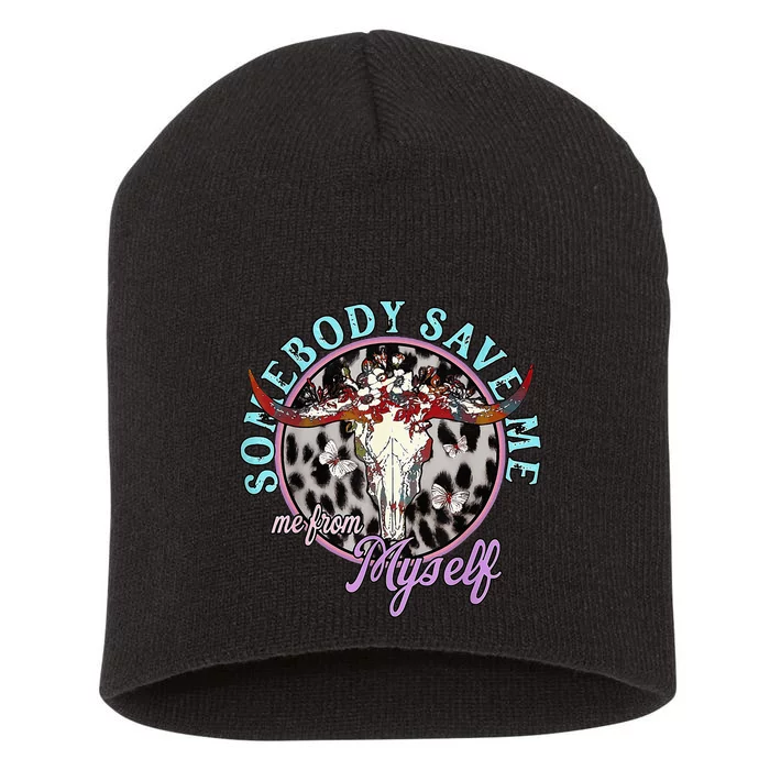 Somebody Save Me Me From Jellyrolls Short Acrylic Beanie