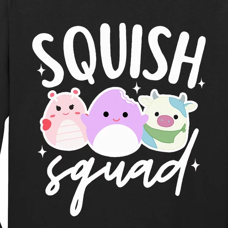 Squish Squad Mallow Great Gifts Cute Tall Long Sleeve T-Shirt