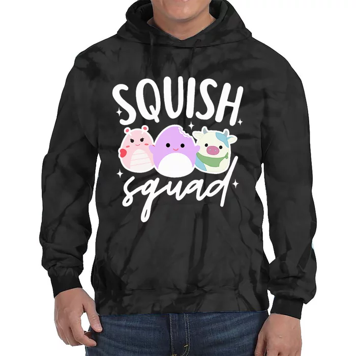 Squish Squad Mallow Great Gifts Cute Tie Dye Hoodie