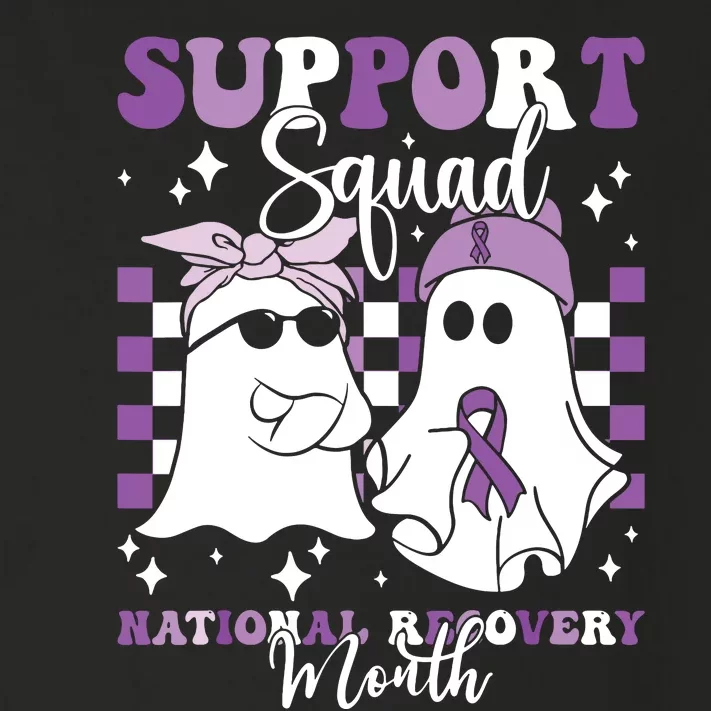 Support Squad National Recovery Month Addiction Recovery Toddler Long Sleeve Shirt