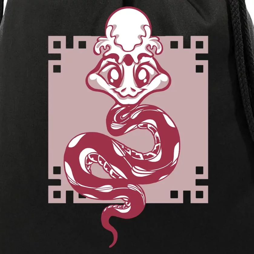 Snake Drawstring Bag