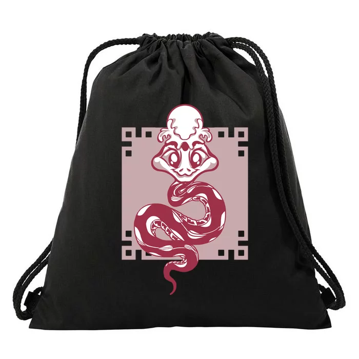 Snake Drawstring Bag