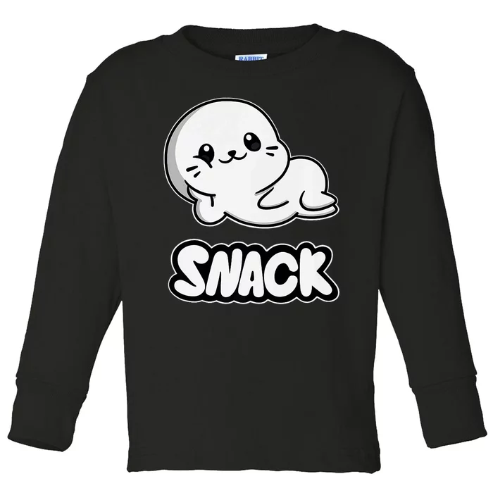 Snack Toddler Long Sleeve Shirt