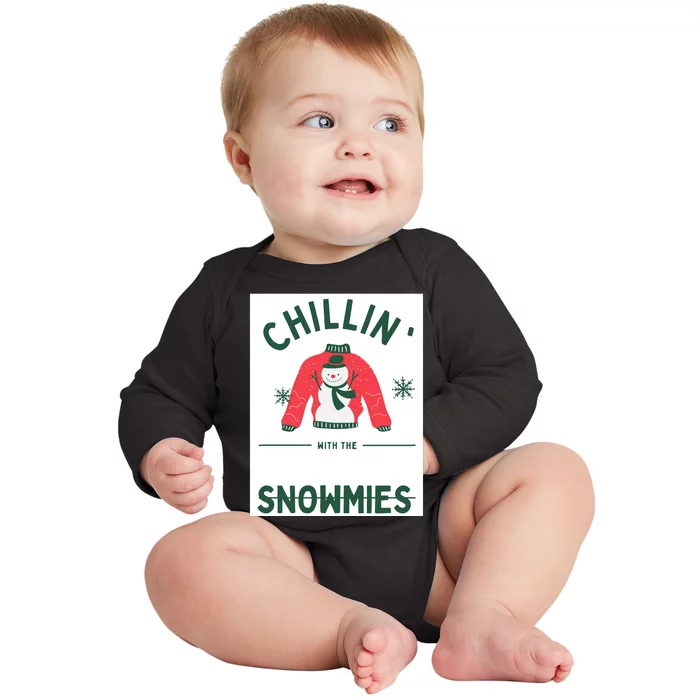 Snowmies Baby Long Sleeve Bodysuit